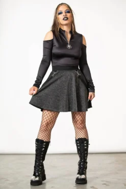 Studio 666 Glitter Skater Skirt -Halloween Cosplay STUDIO 666 SKATER SKIRT W B x1600 72c3a75c ae8e 4ce8 ab3b a6d7d2f6b23a