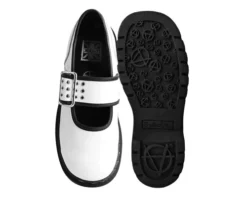 White TUKskin™ Black Trim Anarchic Mary Jane -Halloween Cosplay T2311 BOTH TOP 500x ea2dfe25 346c 4bfb 9235 b0c27a5cfdba