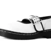 White TUKskin™ Black Trim Anarchic Mary Jane
