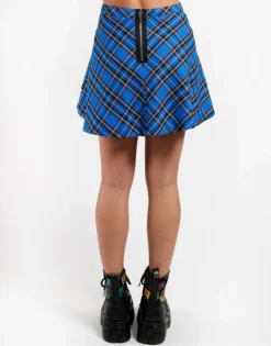Turquoise Plaid Circle Skirt -Halloween Cosplay TP4453 TURQ CIRCLE B