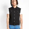 Black Denim Vaudeville Vest