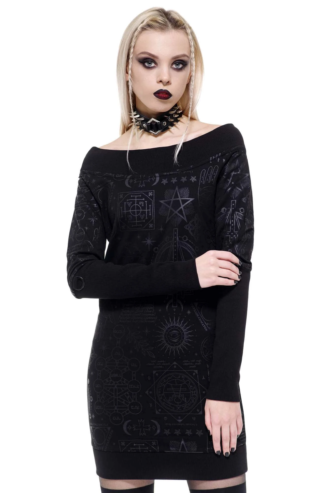 Unholy Sabbath Sweater Dress 2 Unholy Sabbath Sweater Dress - Image 2