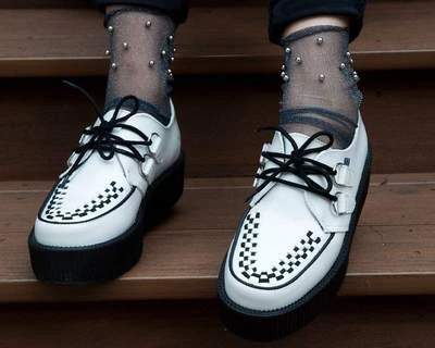 White Leather Creeper 1 White Leather Creeper