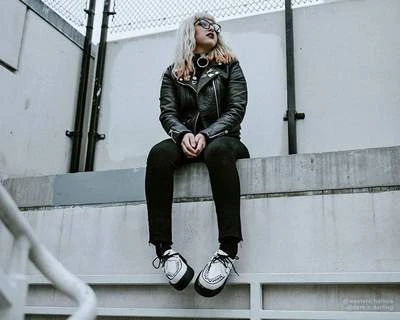 White Leather Creeper 10 White Leather Creeper - Image 10