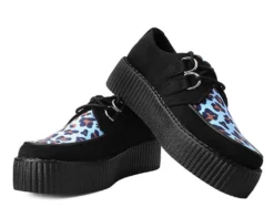 Black & Mint Leopard Viva Mondo Creeper -Halloween Cosplay V9808 BOTH LEAN