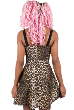 Wild Side Leopard Skater Dress 10 Wild Side Leopard Skater Dress -Halloween Cosplay WILD SIDE SKATER DRESS D