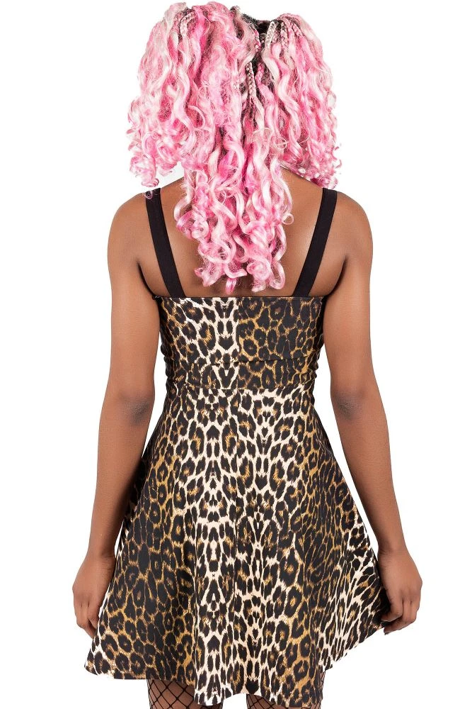 Wild Side Leopard Skater Dress 4 Wild Side Leopard Skater Dress - Image 4