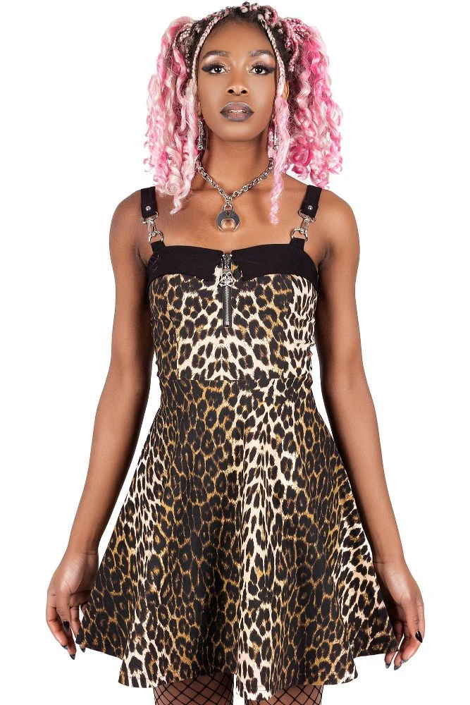 Wild Side Leopard Skater Dress 5 Wild Side Leopard Skater Dress - Image 5