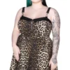 Wild Side Leopard Skater Dress
