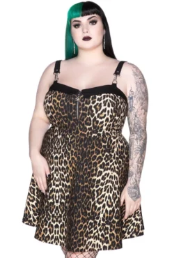 Wild Side Leopard Skater Dress