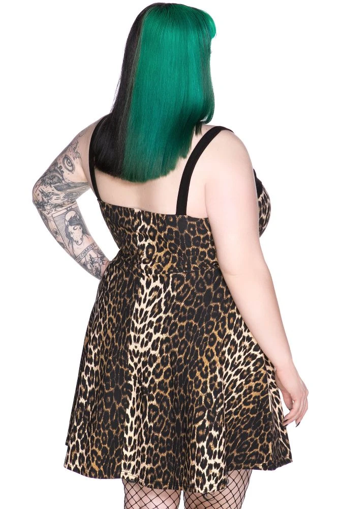 Wild Side Leopard Skater Dress 3 Wild Side Leopard Skater Dress - Image 3