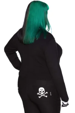 Wretched Skull N Crossbones Sweater Top -Halloween Cosplay WRETCHED SWEATER PLUS C