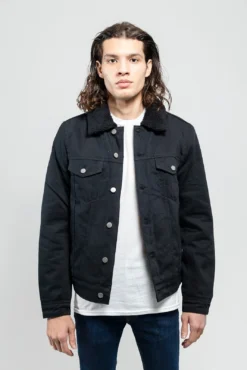 Twist Of Cain Black Shearling Denim Jacket -Halloween Cosplay WhetBluCatalogStudioPhotos 1019