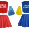 Mens Stag Party Cheerleader Stag Night Drag Fancy Dress Costume