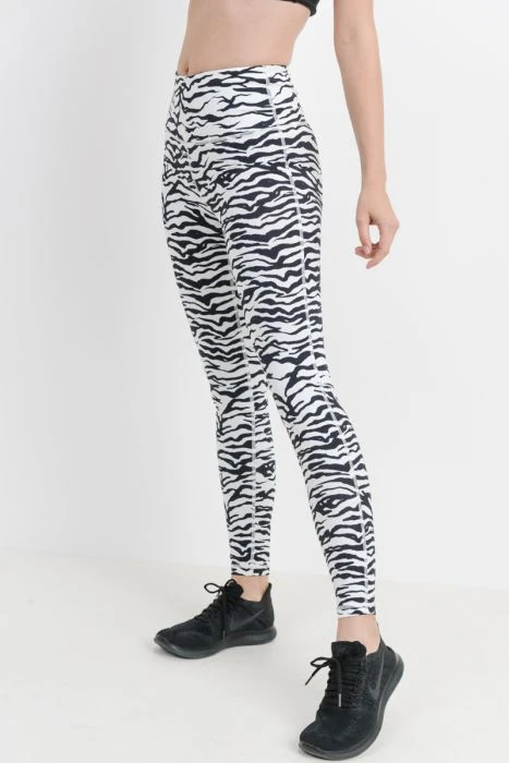 Zebra Babe Active-wear Leggings 3 Zebra Babe Active-wear Leggings - Image 3