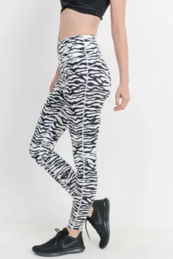 Zebra Babe Active-wear Leggings 10 Zebra Babe Active-wear Leggings -Halloween Cosplay aph2526 03 3