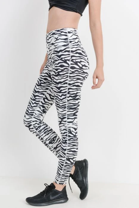 Zebra Babe Active-wear Leggings 4 Zebra Babe Active-wear Leggings - Image 4