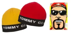 Mens Tommy Gear Ali G Sports Raga Doo Gangster Beanie Hat & Goatee Beard