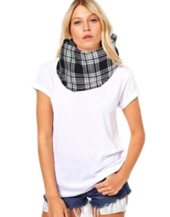 Unisex Adults Erksine Tartan Snood Burns Night Fancy Dress Accessory