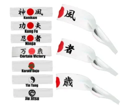 Olympian Mixed Martial Arts Japanese Chinese Brazilian Combat Fighting Headbands