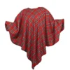 Ladies PolyViscose Tartan Poncho / Shawl Robert Burns Night Fancy Dress