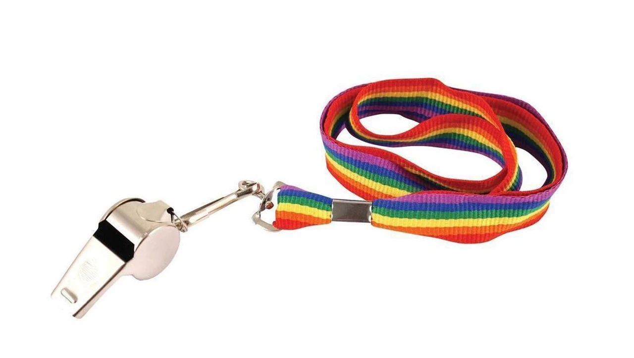 Adults Rainbow Gay Pride LGBT Festival Party Stay Safe NHS Cord Whistle 1 Adults Rainbow Gay Pride LGBT Festival Party Stay Safe NHS Cord Whistle