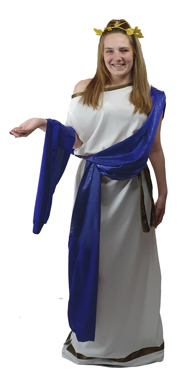 Greek God & Goddess Roman Senator Grecian Mythology Toga Robes Couples Fancy Dress 7 Greek God & Goddess Roman Senator Grecian Mythology Toga Robes Couples Fancy Dress - Image 7