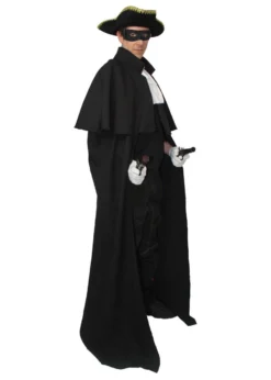 Unisex Highway Man Bandit Cape Only Dick Turpin Old English Fancy Dress Cloak