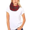 Unisex Adults Royal Stewart Tartan Snood Burns Night Fancy Dress Accessory
