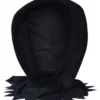 Deluxe Dark Ghoul Hood Mask See Through Face Halloween Fancy Dress Scary Headwear