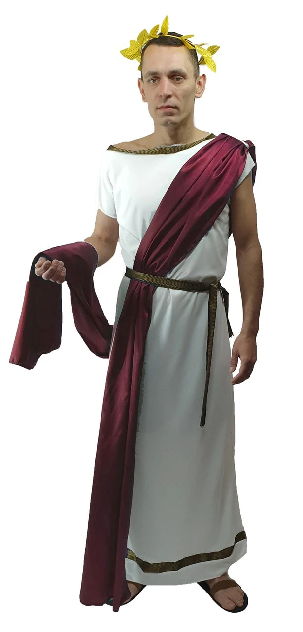 Greek God & Goddess Roman Senator Grecian Mythology Toga Robes Couples Fancy Dress 6 Greek God & Goddess Roman Senator Grecian Mythology Toga Robes Couples Fancy Dress - Image 6