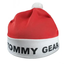 Mens Tommy Gear Ali G Sports Raga Doo Gangster Beanie Hat & Goatee Beard [Red]