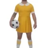 Mens Yellow Football Dress Costume Funny Soccer Fancy Dress World Cup UK