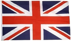 Union Jack Flag (5ft X 3ft) Polyester Double Stitched Seam Metal Eyelets