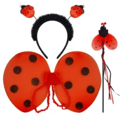 3 Piece Ladybird Wings & Headband Kit Lady Bug Insect World Book Day Fancy Dress