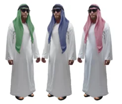 Adults Saudi Arabian Prince Royal Family Arab Fancy Dress Costume