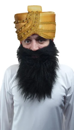 Arabian Sultan Genie Arabic Hat & Beard Fancy Dress Costume Accessories -Halloween Cosplay e1b3412c 5f26 4dce ac90 e4929c9e8879 26128.1657096354