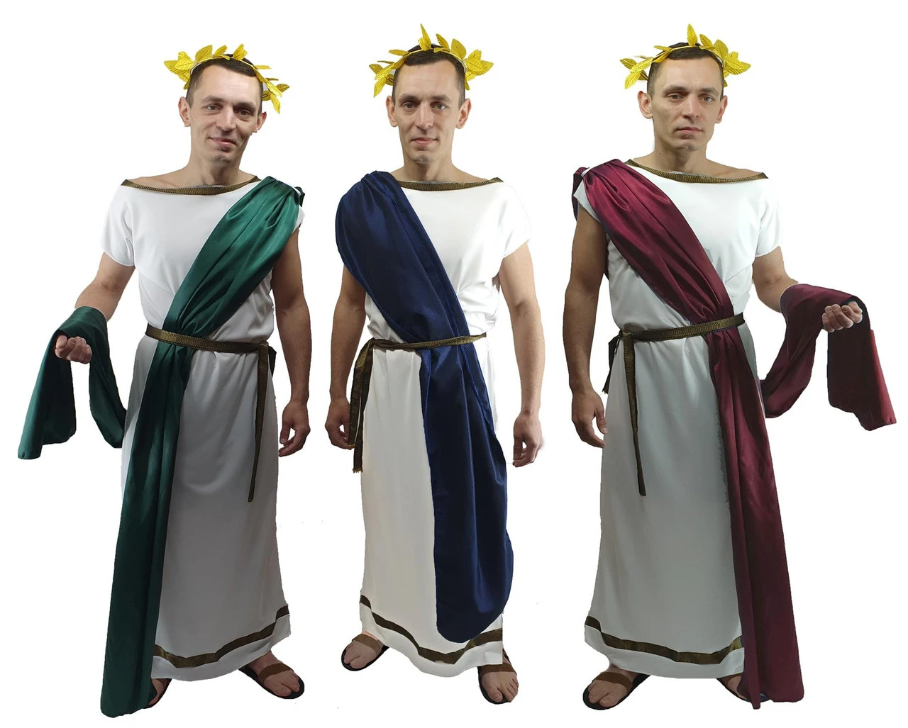 Mens Greek God Roman Senator Grecian Mythology Toga Robes Historical Fancy Dress Costume 1 Mens Greek God Roman Senator Grecian Mythology Toga Robes Historical Fancy Dress Costume