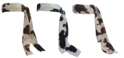58" Cowhide Valboa Faux Fur Cowboy Hippie Sash Headband Fancy Dress Accessory [3 Colours]