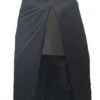 Adults 60" Black Hooded Cape Halloween Ghoul Fancy Dress Cloak Accessory