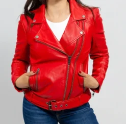 Other Red Fire Womens Leather Jacket