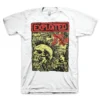 Exploited Punks Not Dead White Band Shirt