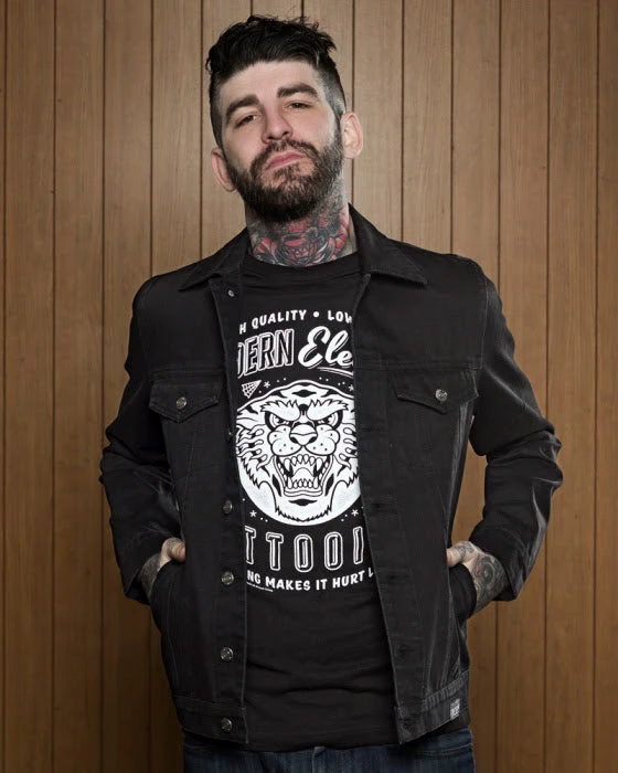 Black Denim Jacket 8 Black Denim Jacket - Image 8